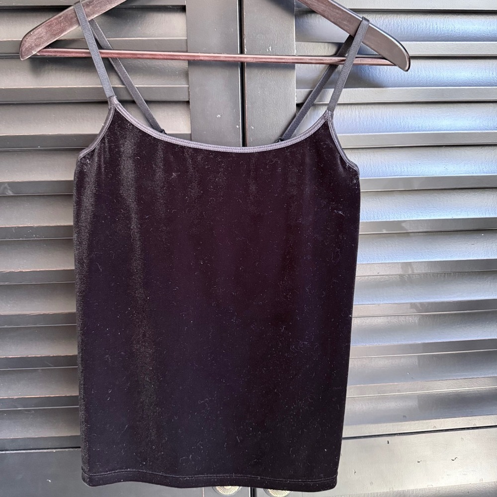 Velvet Stretch Tank Cami Grenier D-DD